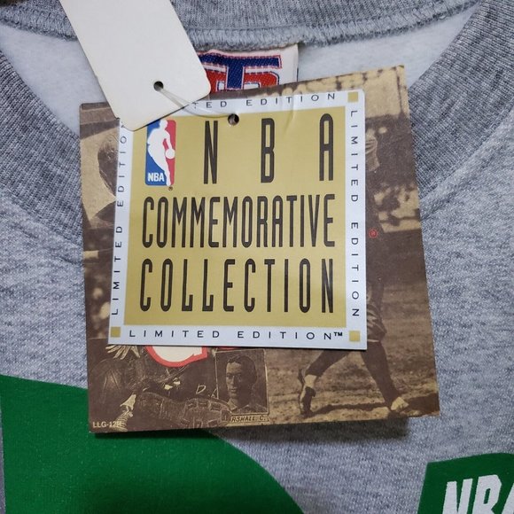 NOS Vintage 90s Adult Sz L Long Gone Series Boston Celtics Champ Sweatshirt RARE - Picture 14 of 15